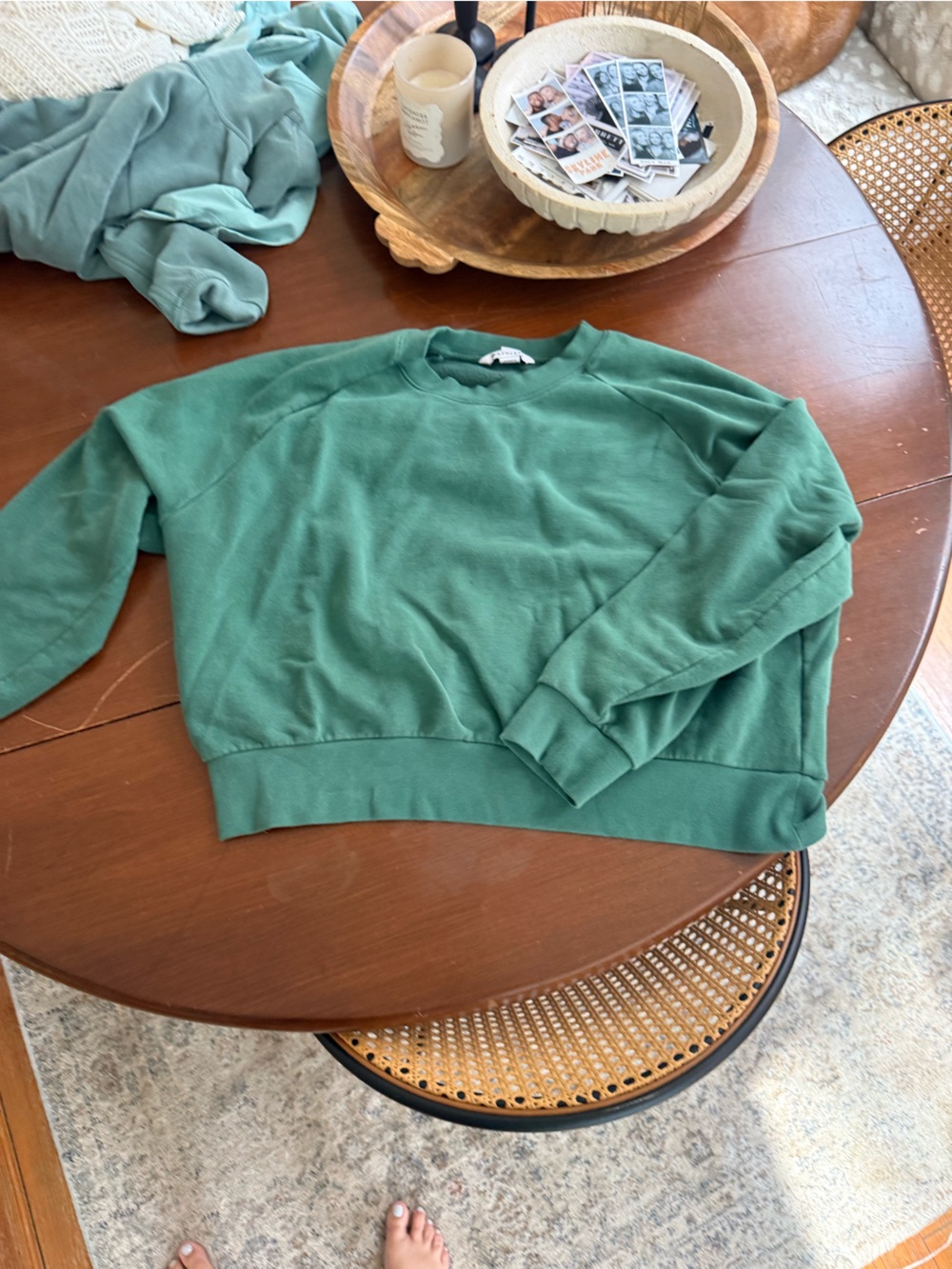 Athleta Kids Forest Green Sweatshirt